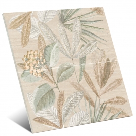 Travertine Navona Pannello Botanico 120x120 (Box 1.44 m2)