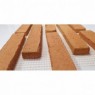 Rustic brick tile for interior and exterior cladding aged tone
