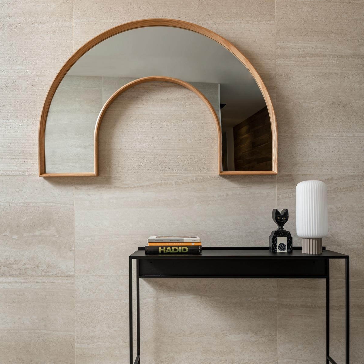 Interior with Travertine Coating Navona 60x120 (Box 1.44 m2)