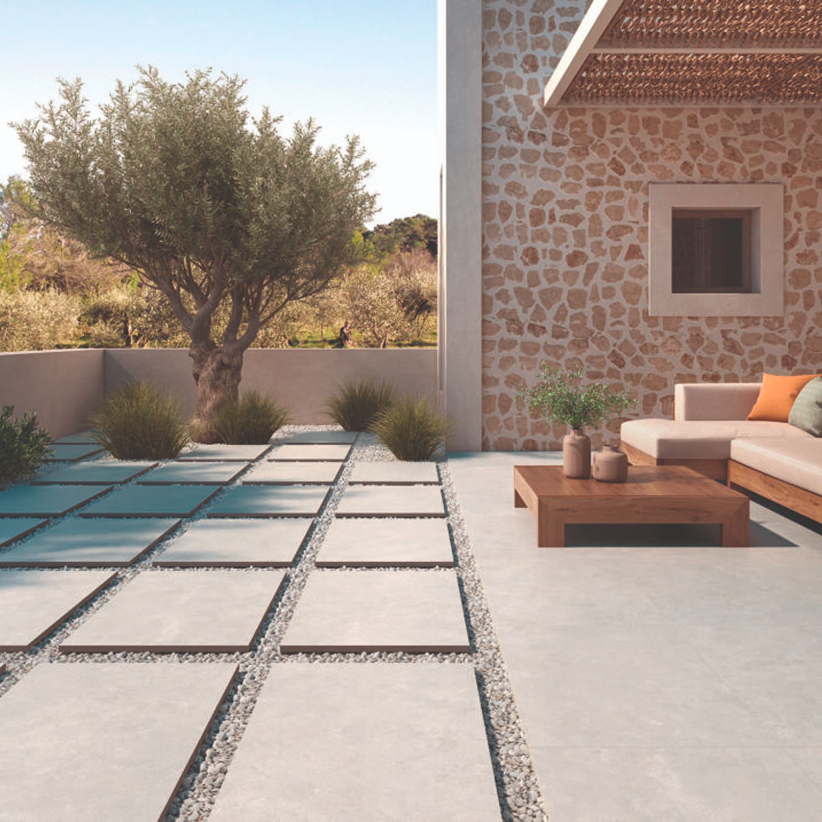 Ambiente con Adz Montpellier Perla Anti-slip 60x90