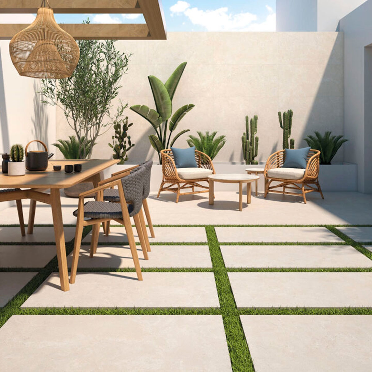 Ambiente con Adz Montpellier Marfil Antideslizante 60x90