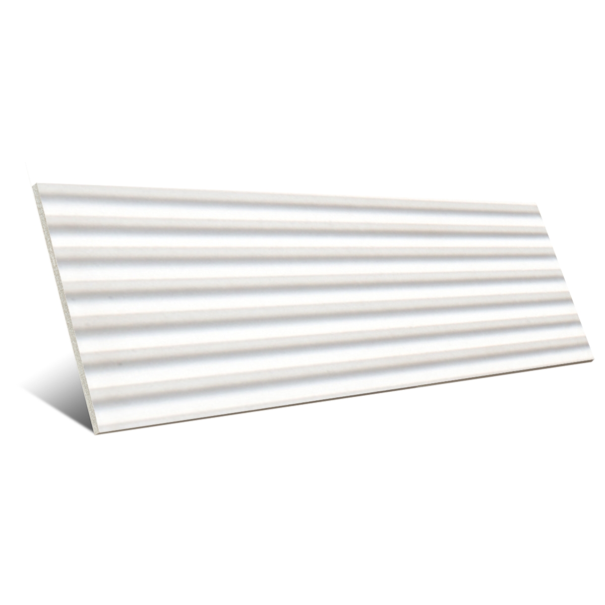 Rice Bianco Strutt. Pleat 3D Lux 7.5x20 (Caja 0.72 m2)