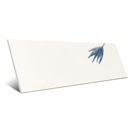 Rice Bianco Decoro Leaf Lux 5x15 (Caja 0.81 m2)