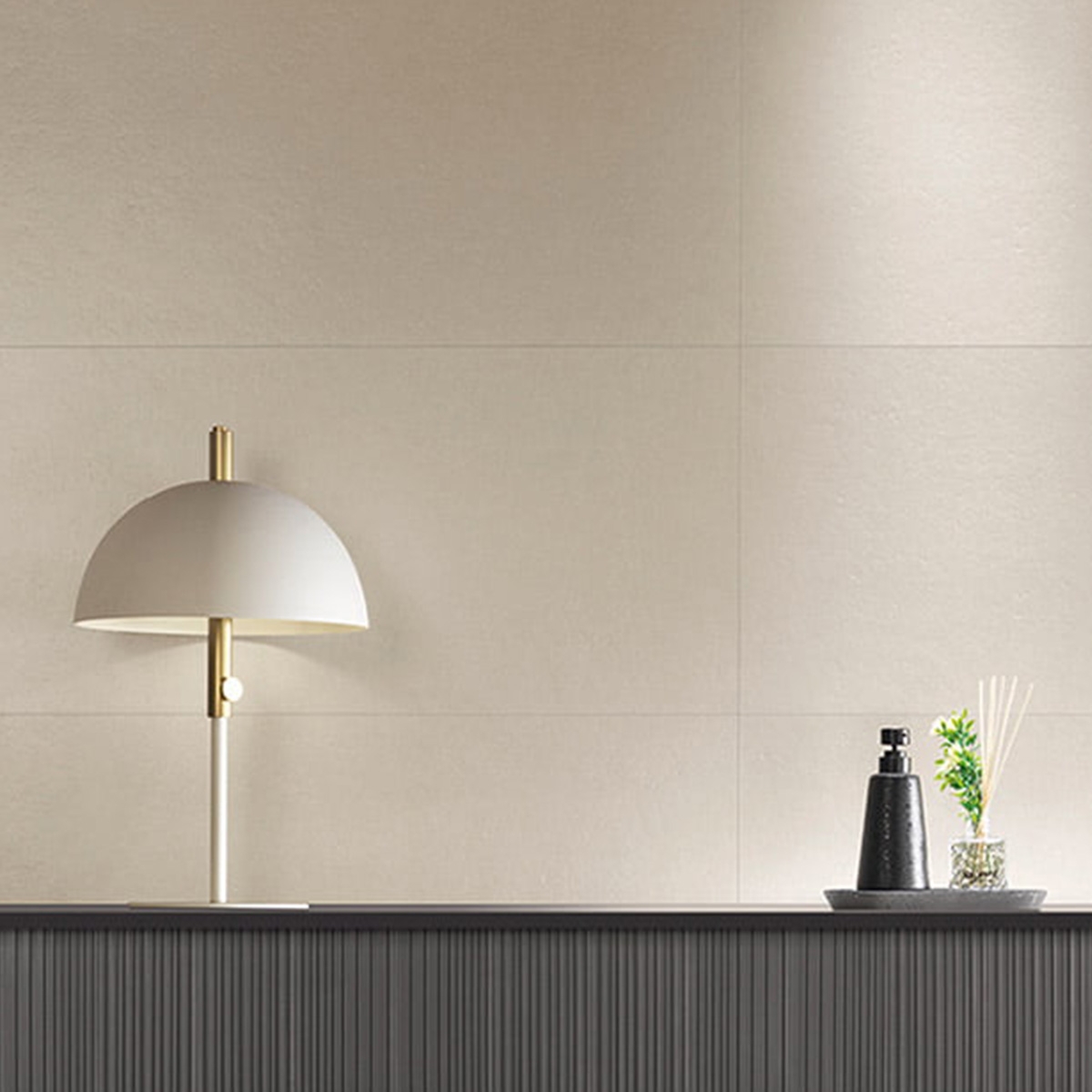 Innenraum mit Austral-Beige-Beschichtung 40x120