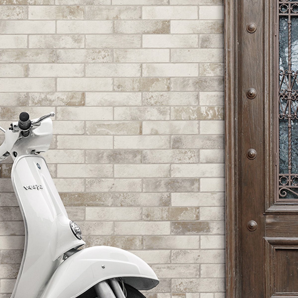 Exterior com revestimento antiderrapante Boston Brick Downtown 25x50 (Caixa 0,75m2)