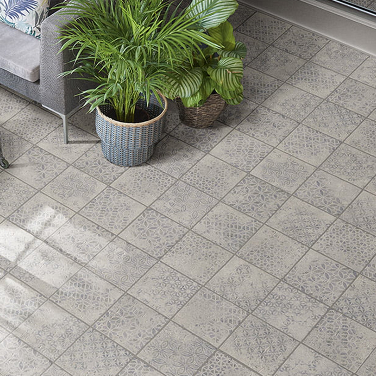 Extérieur avec revêtement antidérapant Anima Ash Décor 22,5x22,5