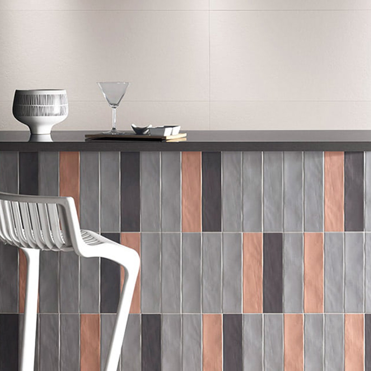 Barra com revestimento Evoke Cement 6.5x26