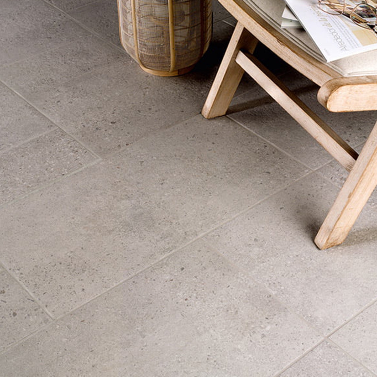 Extérieur avec revêtement antidérapant Posets Gray 36x36