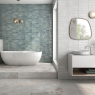 Baño con revestimiento Manhattan Bone 31.6x60