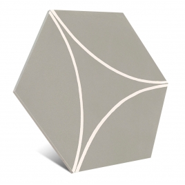 Cementum Decoro Arco Nickel 21x18,2 (Caja 0,43 m2)