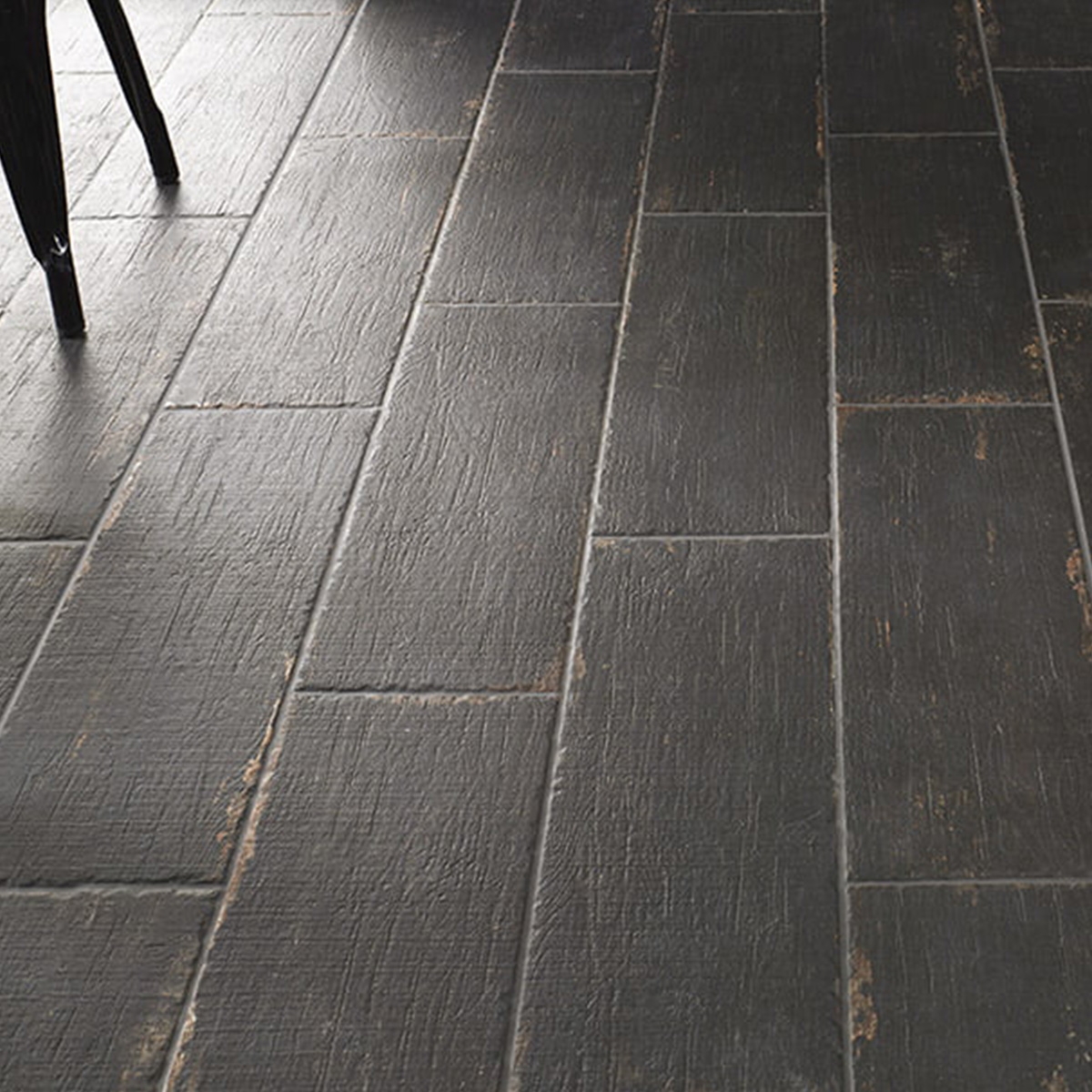 Interior with Retro Black Non-slip Pavement 21x60