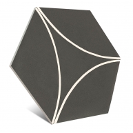Cementum Decoro Arco Carbon 21x18,2 (Box 0,43 m²)