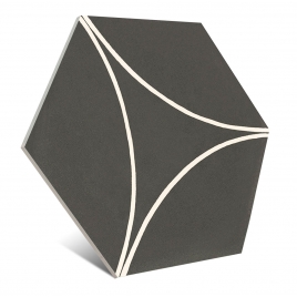 Cementum Decoro Arco Carbon 21x18,2 (Box 0,43 m²)