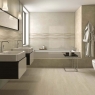 Bathroom with Delhi Ivory cladding 33.3x55