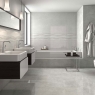 Baño con revestimiento Delhi Relieve Gris 33.3x55