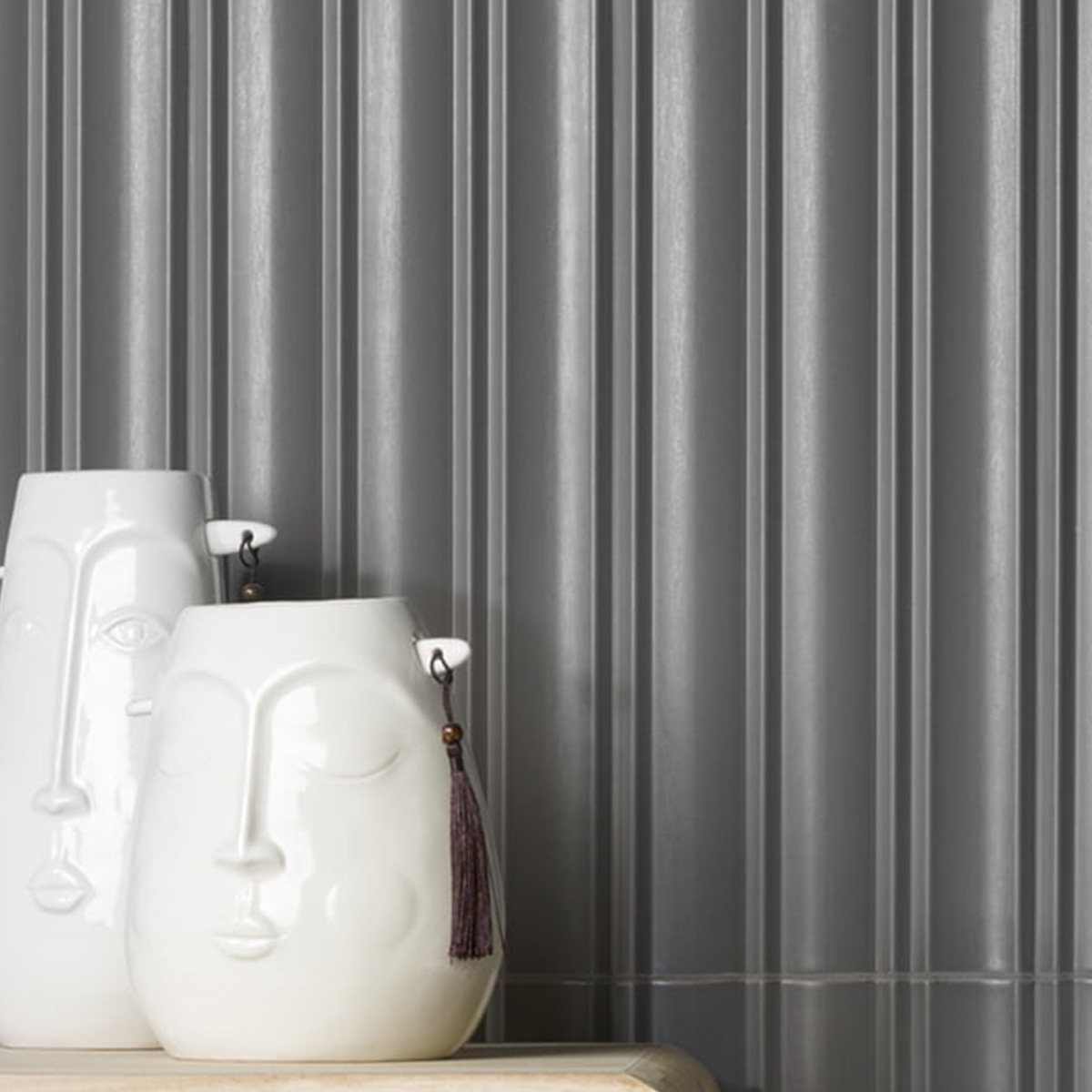 Intérieur avec revêtement Folk Charbon 17x40 (Boîte 0,95m2)