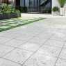 Patio with Carnival White Non-Slip Pavement 32.9x32.9