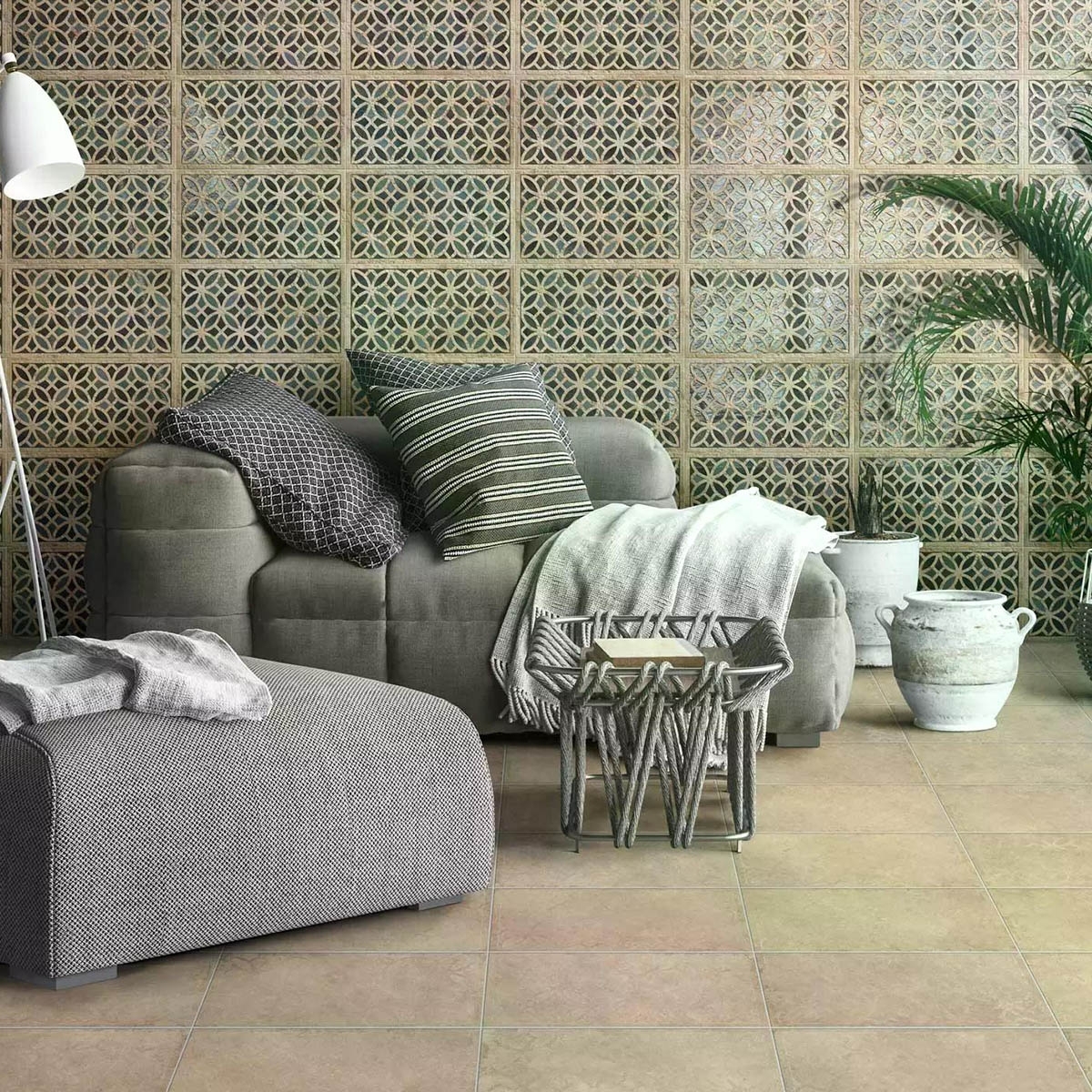 Sala con Pavimento Dakhla Arena 31x56