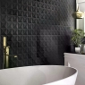 Badezimmer mit Delta Black Beschichtung 33x33