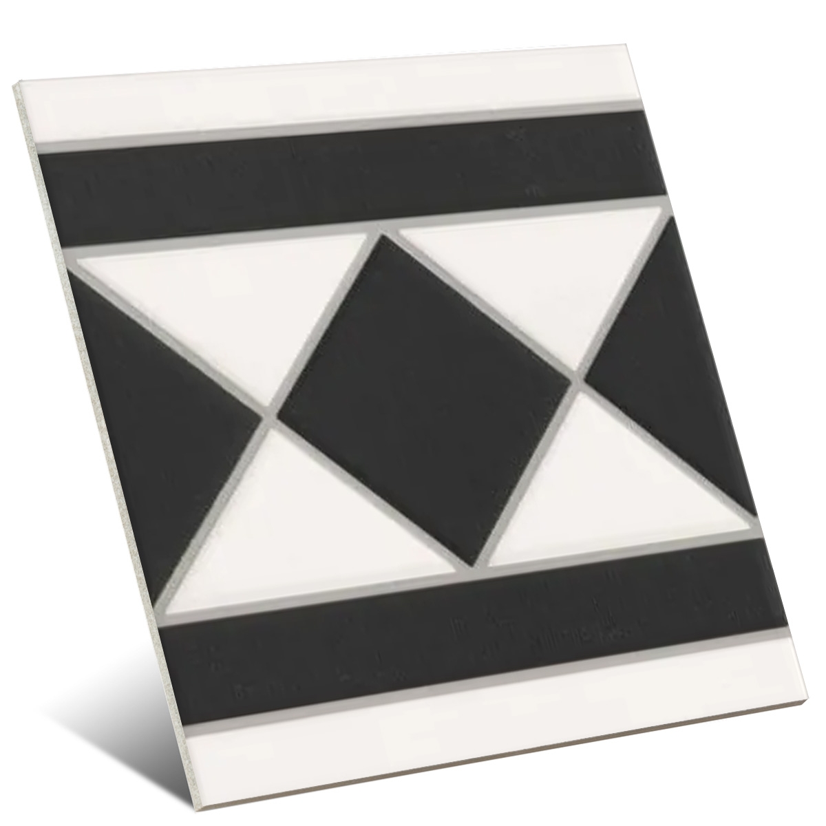 Bordure noire Oxford 33x33 (Boîte 1m2)