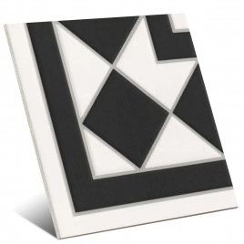 Black Oxford Corner 33x33 (Box 1m2)