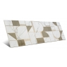 Allmarble Golden White Satin Decoro Club 40x120 (Box 1,92m²)