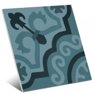 D_Segni Blend Azzurro Tappeto 2 rutschfest 20x20 (Box 0,96m²)