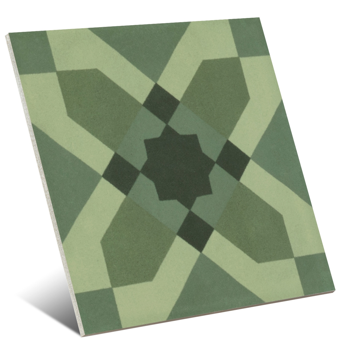 D_Segni Blend Green Tappeto 4 Antiderrapante 20x20 (Caixa 0,96m2)