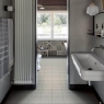 Bathroom with Coating D_Segni Decoro Mix Broth 20x20
