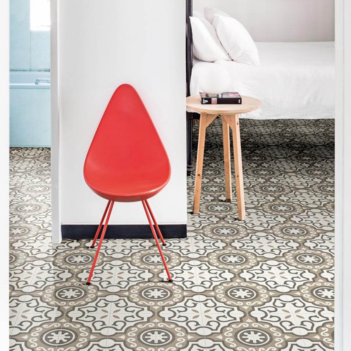 Interior with Pavement D_Segni Tappeto Macro 2 Broth 20x20