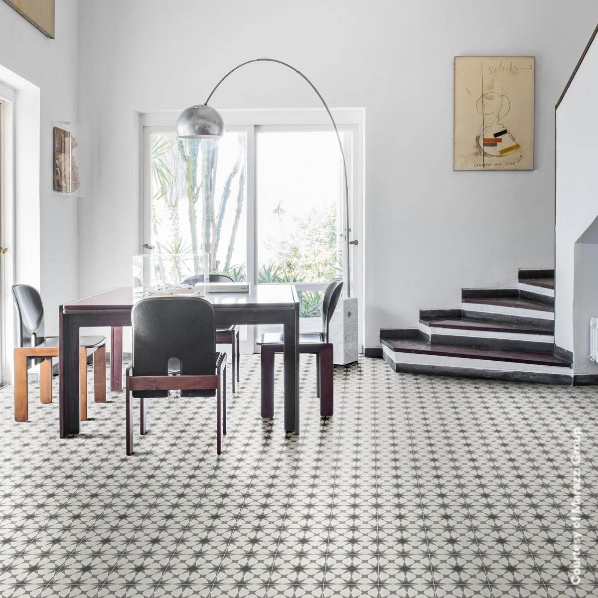 Interior con Pavimento D_Segni Tappeto Macro 4 Freddo 20x20