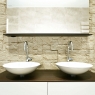 Badezimmer mit Kalksteinpaneel TOTALStone Clara 285x130 (3,70m²)