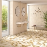 Bathroom with Kamala-R Cream coating 45x120