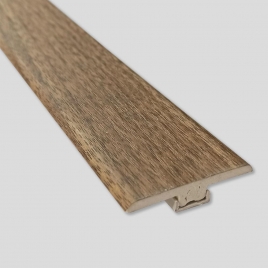 Perfil T Nogal Claro Antideslizante 4.5x240 (Precio por pieza)