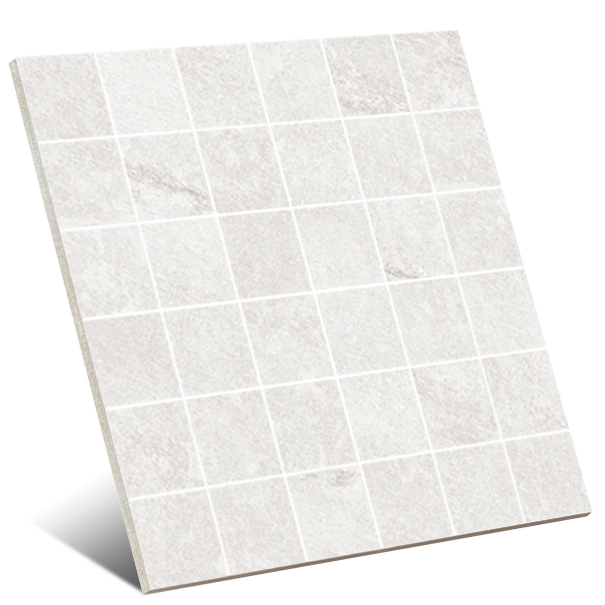 White Non-Slip Lambda Mosaic 30x30 (Price per piece)