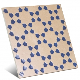 Bejmat Dekor Biscuit Azur 15x15 (Schachtel 0,48m²)