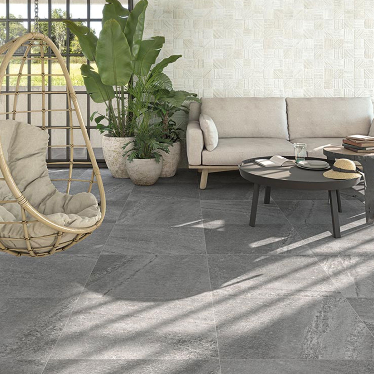 Interior con revestimiento Rho Nimos-R Blanco 32x99