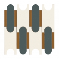 Momenti Mosaic Puzzle Bianco 30.6x32.8 (Boîte de 0,35m2)