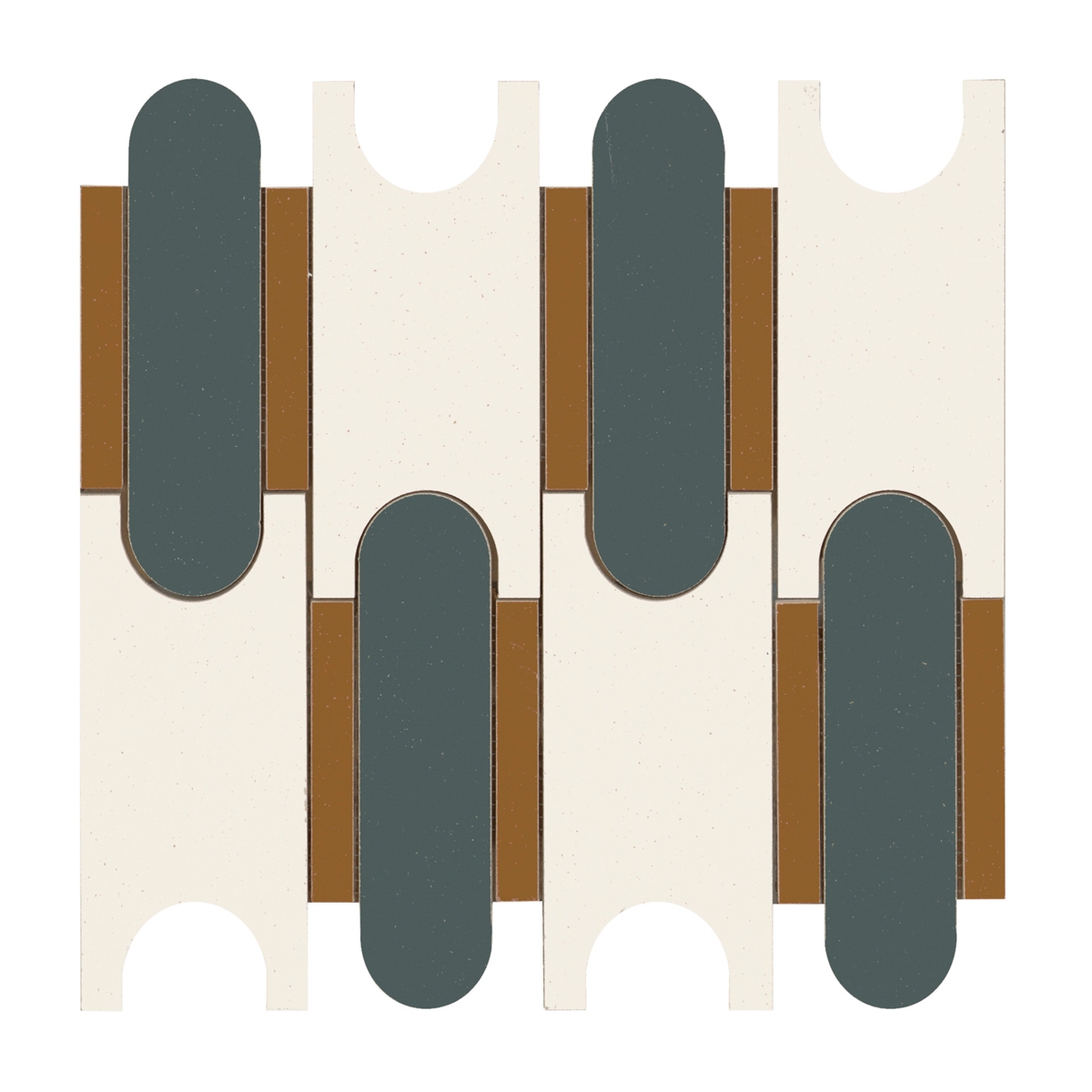 Momenti Mosaic Puzzle Bianco 30.6x32.8 (Box of 0.35m2)