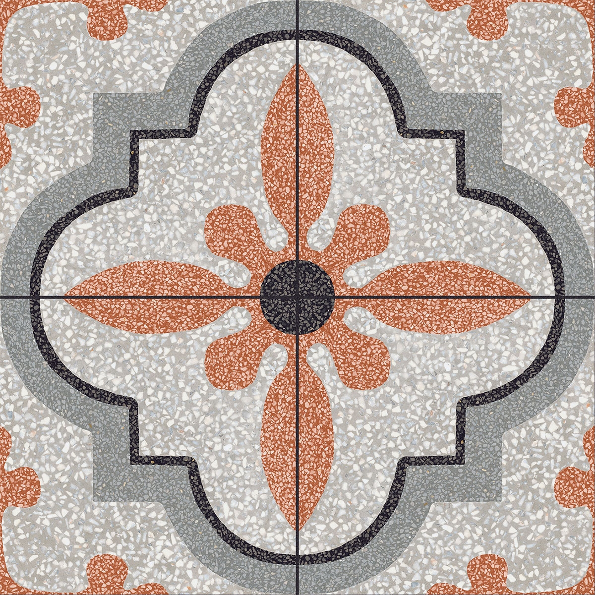 Panel del D_Segni Scaglie Tappeto 12 20x20 (Caja 0,96 m2)