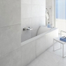 Baño con pavimento y revestimiento Rift Blanco 60x60