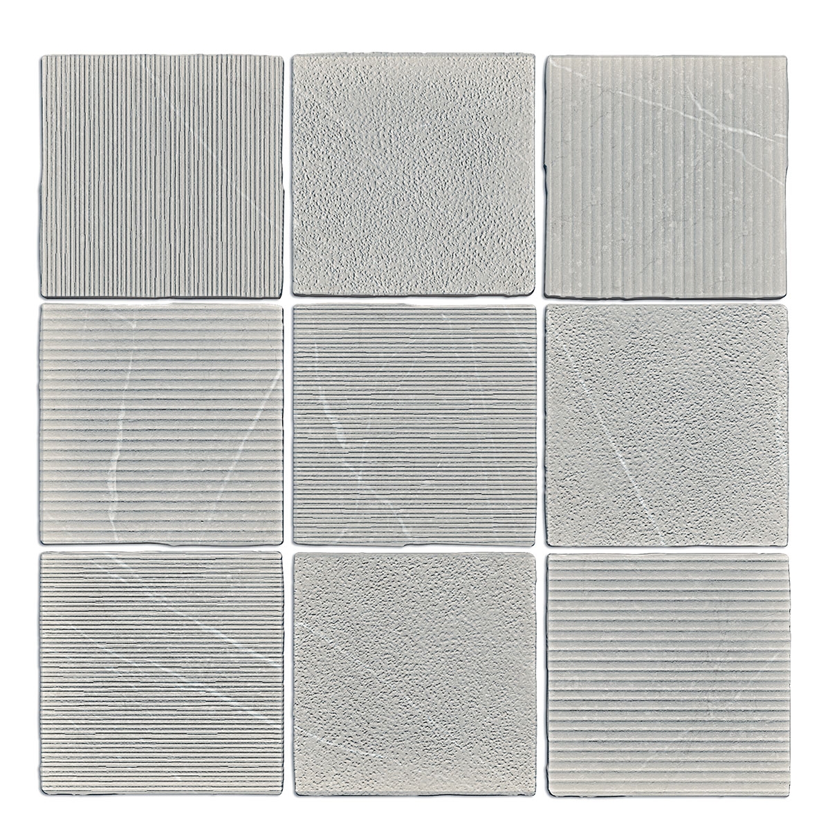 Variationen: Gea Carved Grey 12x12 (Box 0,54m²)
