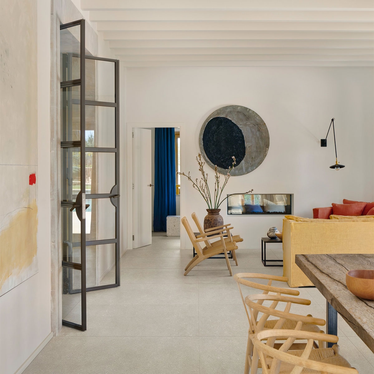 Interior with Mystone Berici Grigio Non-slip flooring 60x120