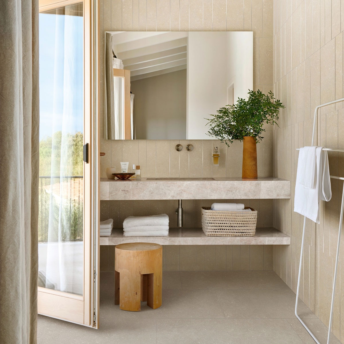 Mystone Berici Grigio rutschfestes Badezimmer mit Boden 60x120