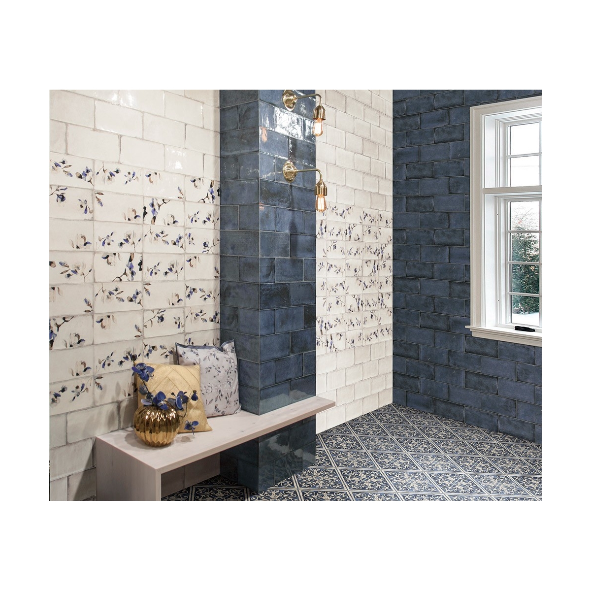 Mur intérieur Fabola Blu (m2) pas cher