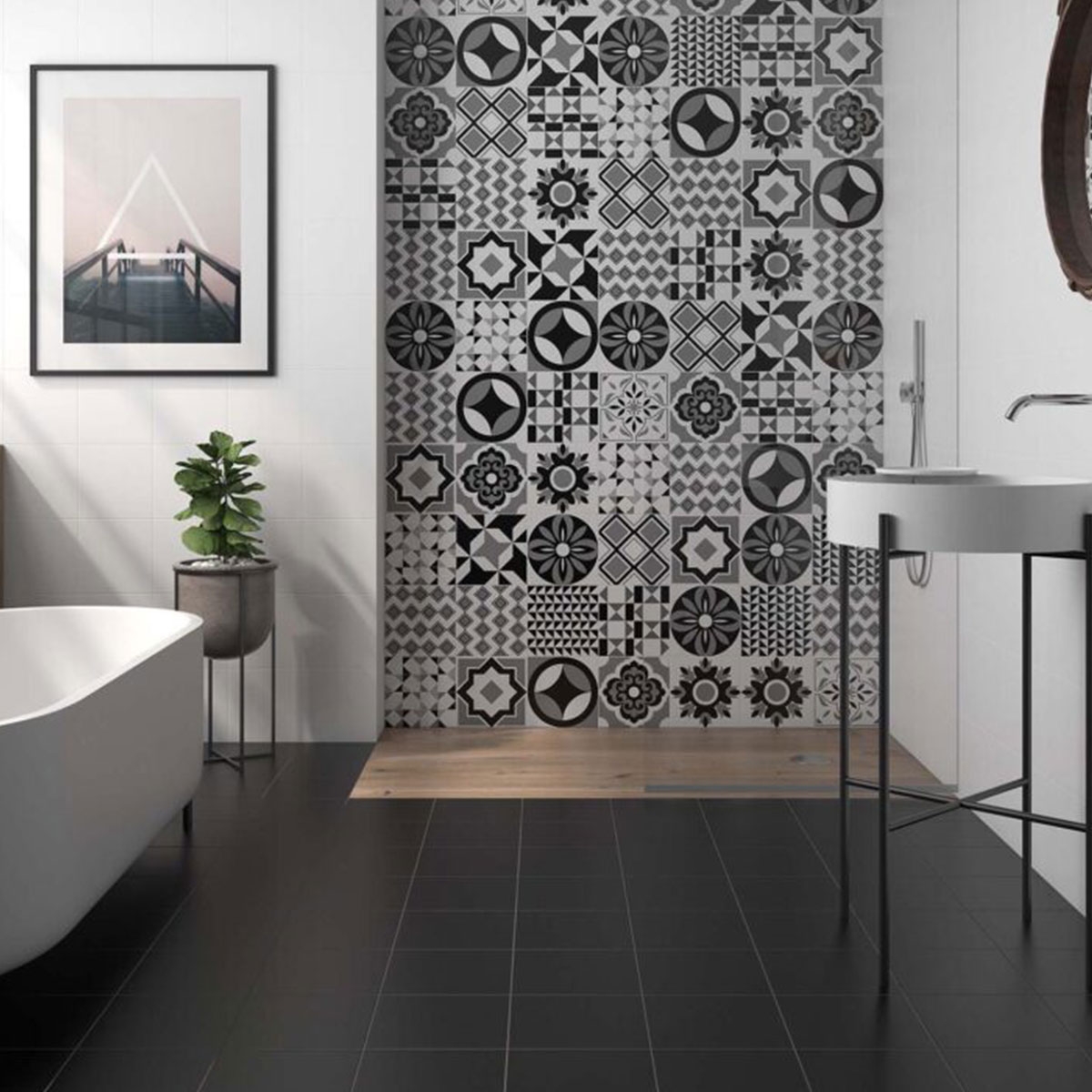 Bathroom with Coating Vendôme 22.3x22.3