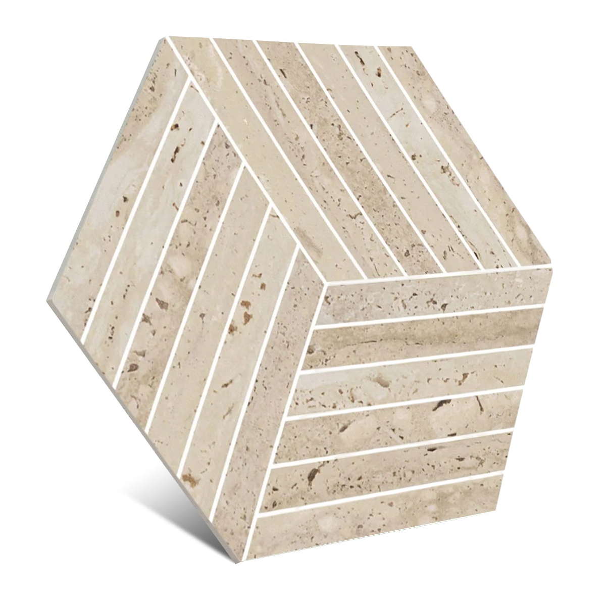 Cartago Oto Beige Mosaik 25x29 (Box 11 Stück)