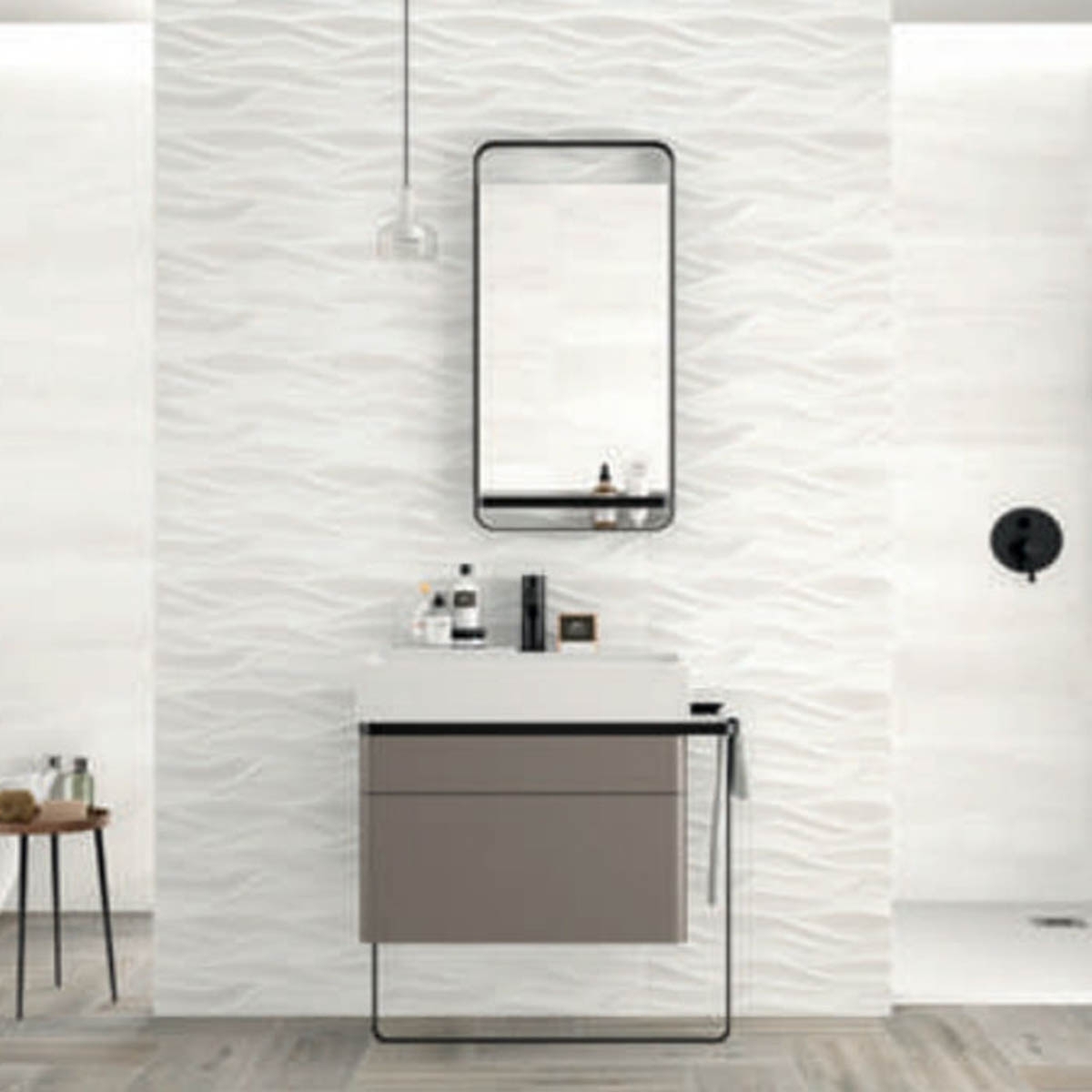 Baño con Revestimiento Windsor LF White 25x50