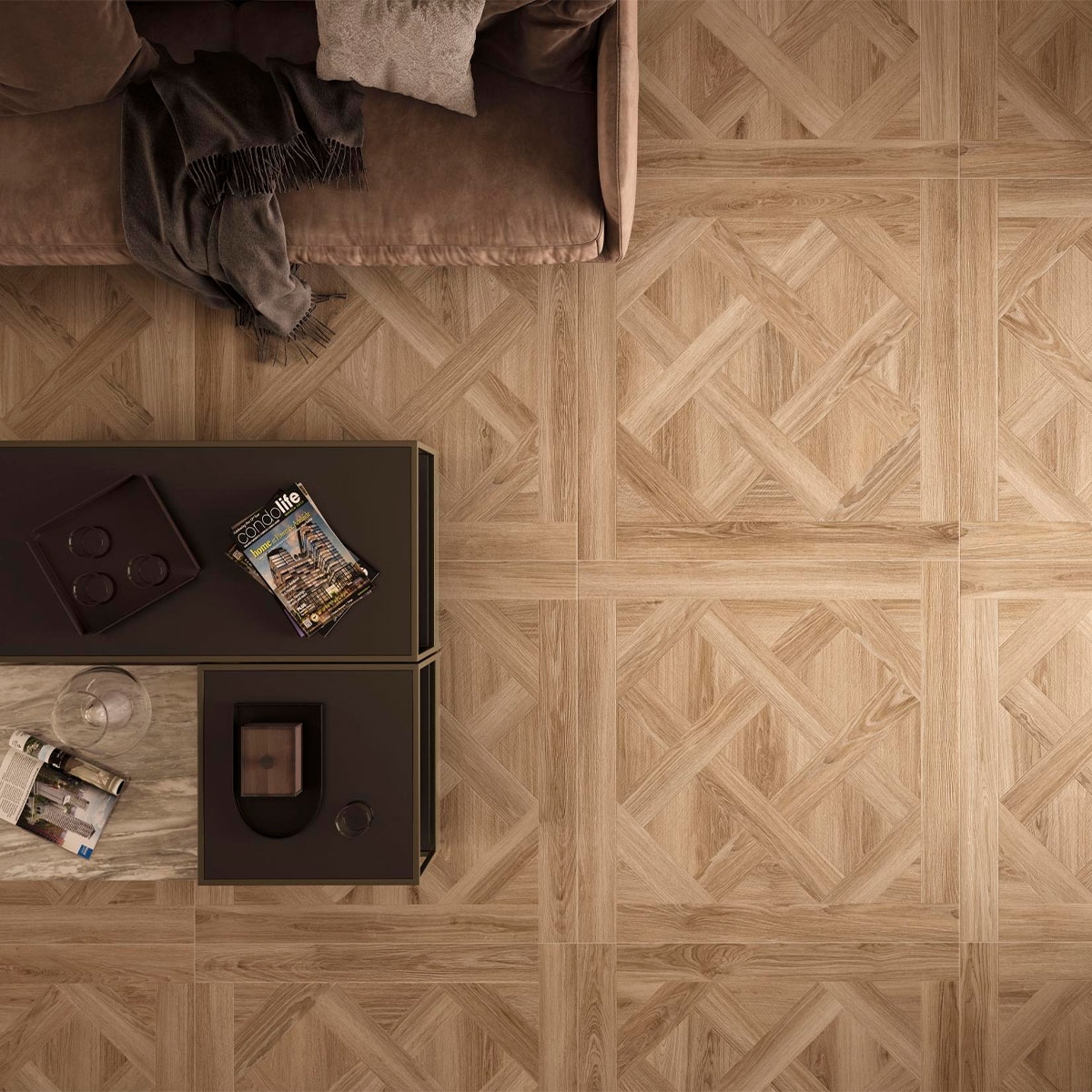 Interior with CR Inza Almond flooring 120x120