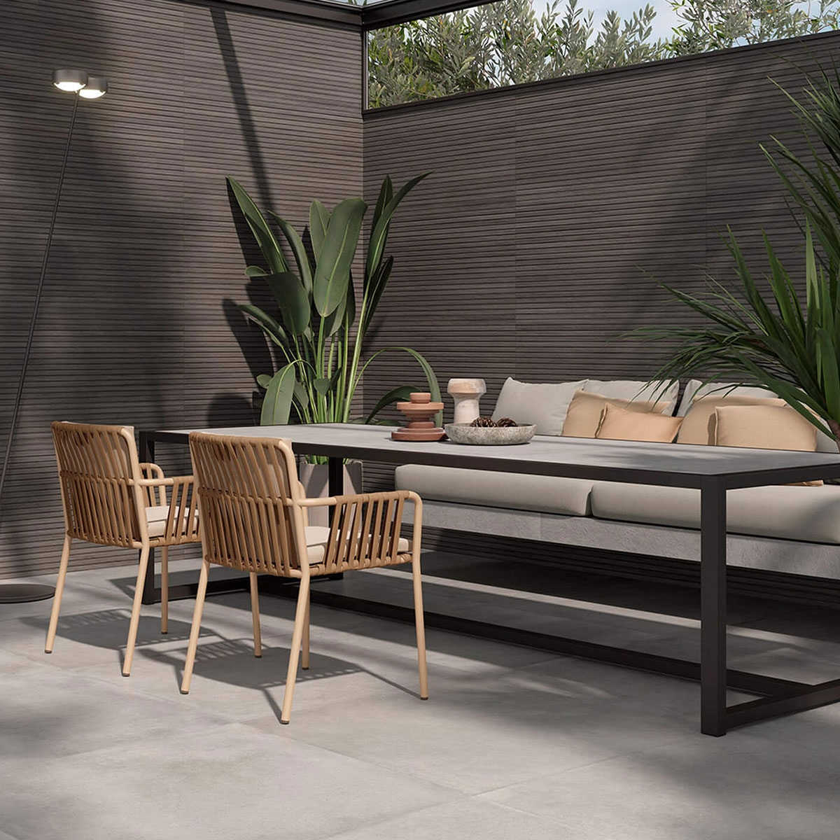 Exterior with Dakota Grey Non-slip flooring 20mm 100x100